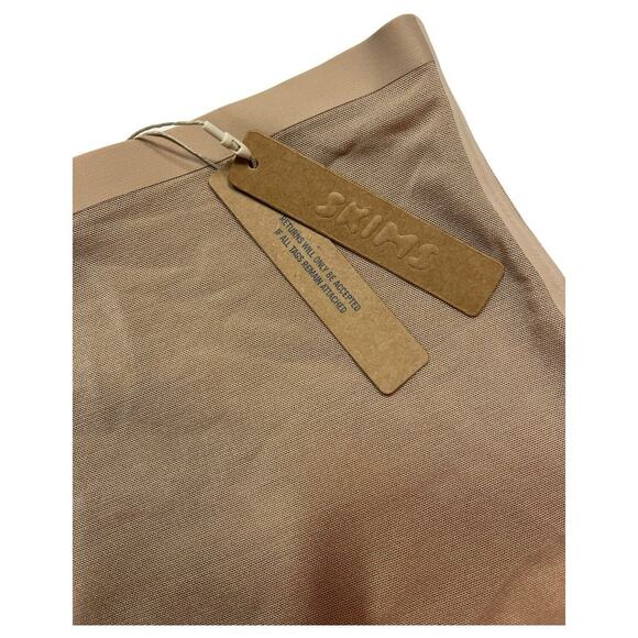 New Skims Womens M Sheer Sculpt High Waisted Thong Light Shapewear Clay Nude Tan - Picture 6 of 9